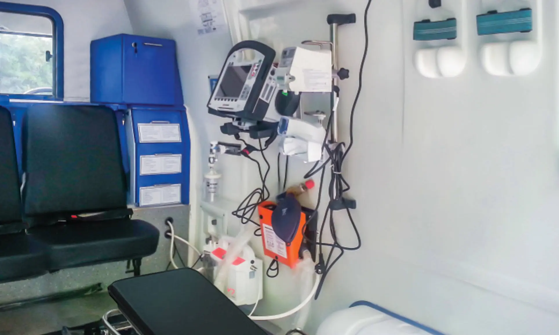 Ambulance with Ventilator Support