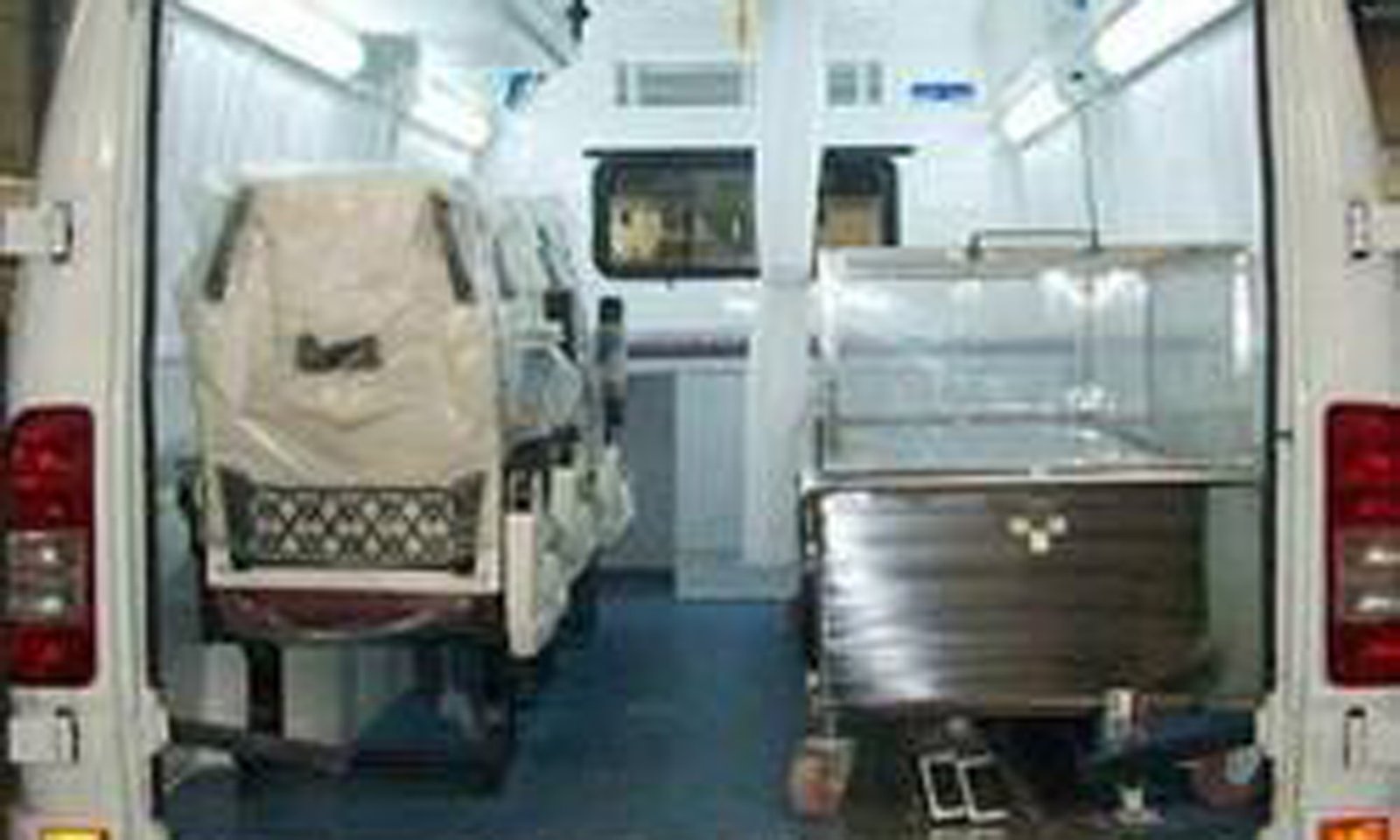 Ambulance with in-built Freezer Box
